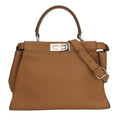 Fendi Brown Leather Handbag Shoulder Bag