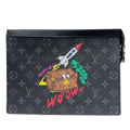 Louis Vuitton LV M80914 Pochette Voyage MM Clutch Bag 1:1 Rep Monogram Eclipse Men's