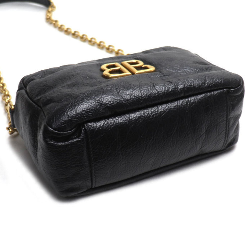 Balenciaga Black Leather Shoulder