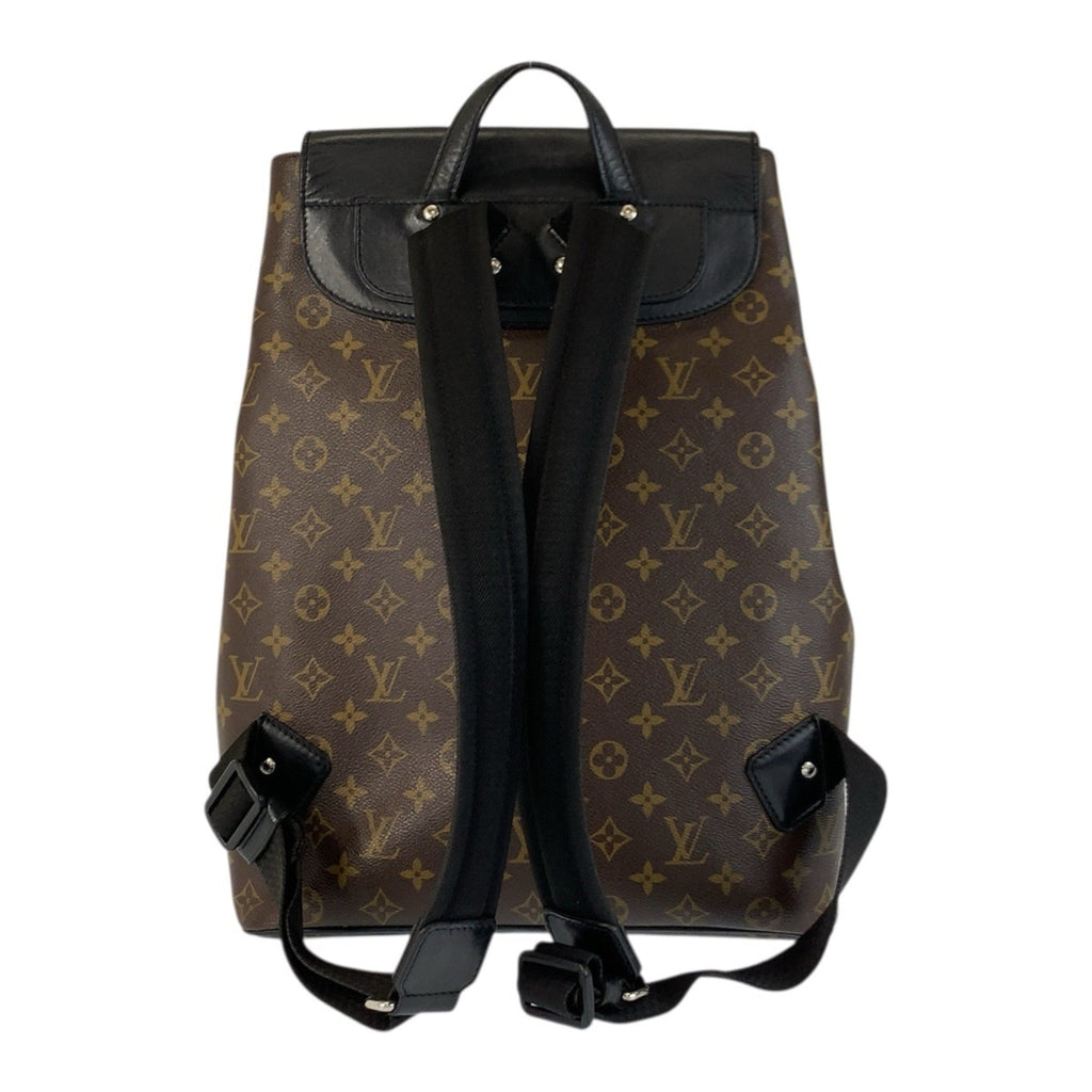 Louis Vuitton Black Brown Monogram Macassar Monogram Backpack
