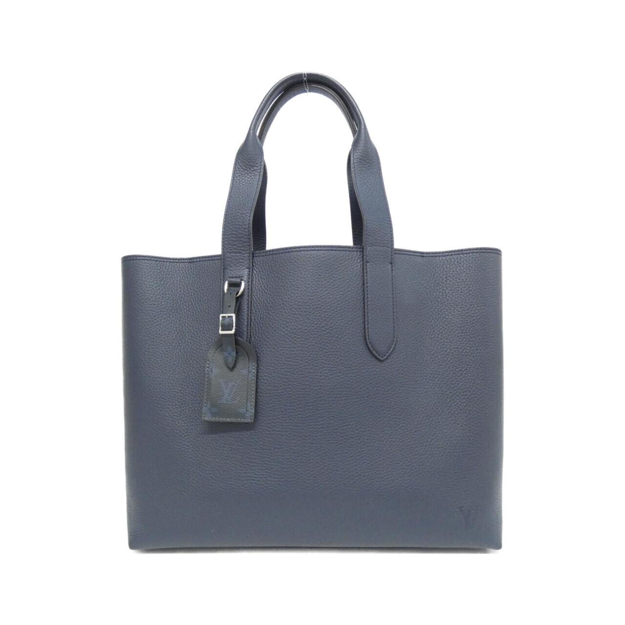 Louis Vuitton Navy Leather Handbag