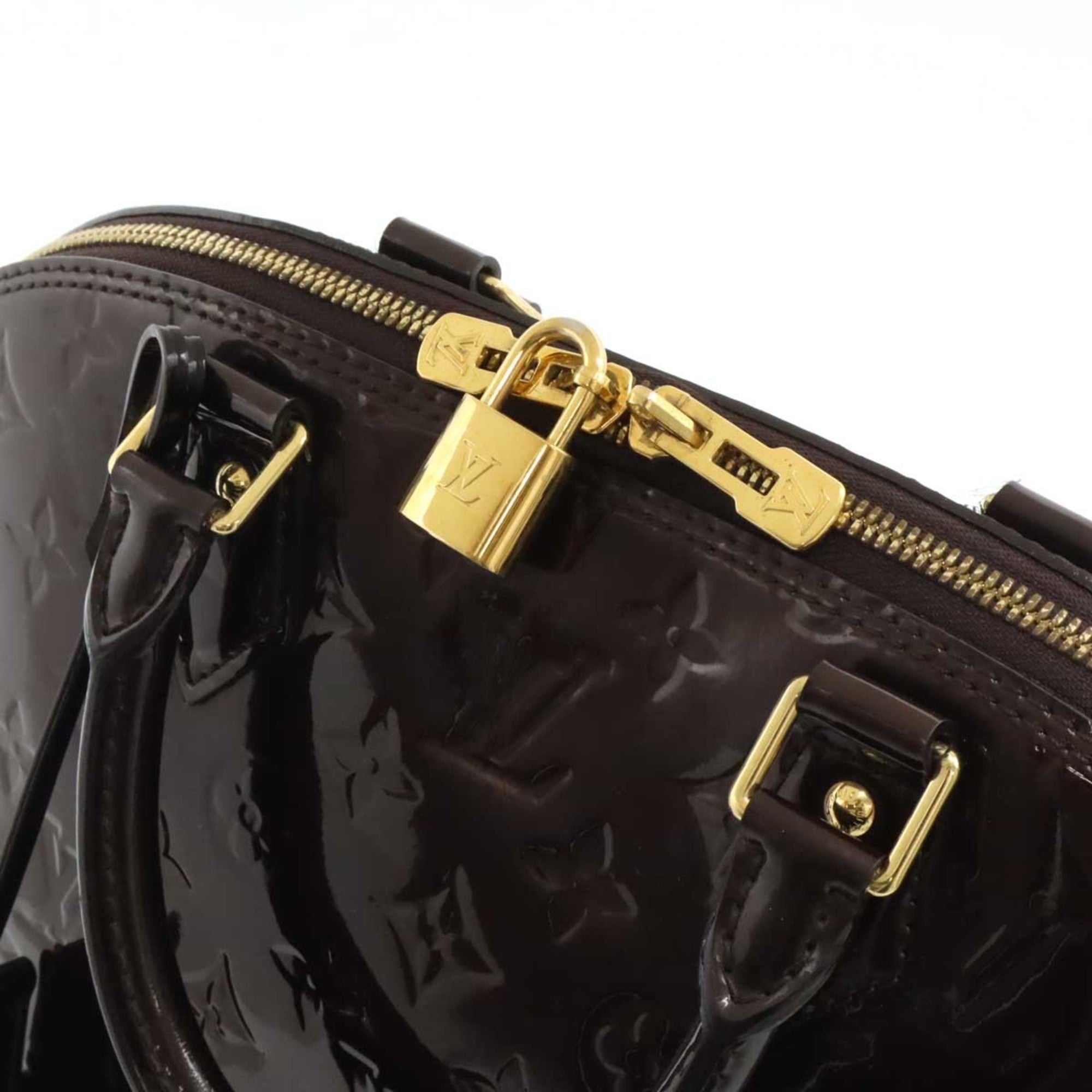 Louis Vuitton Amarante Monogram Vernis Handbag