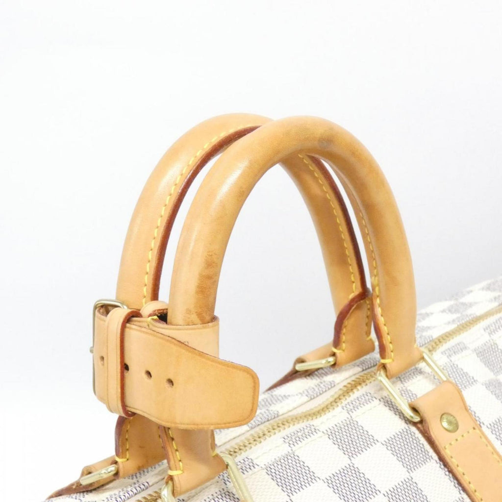 Louis Vuitton Azur Coated Canvas Boston Bag