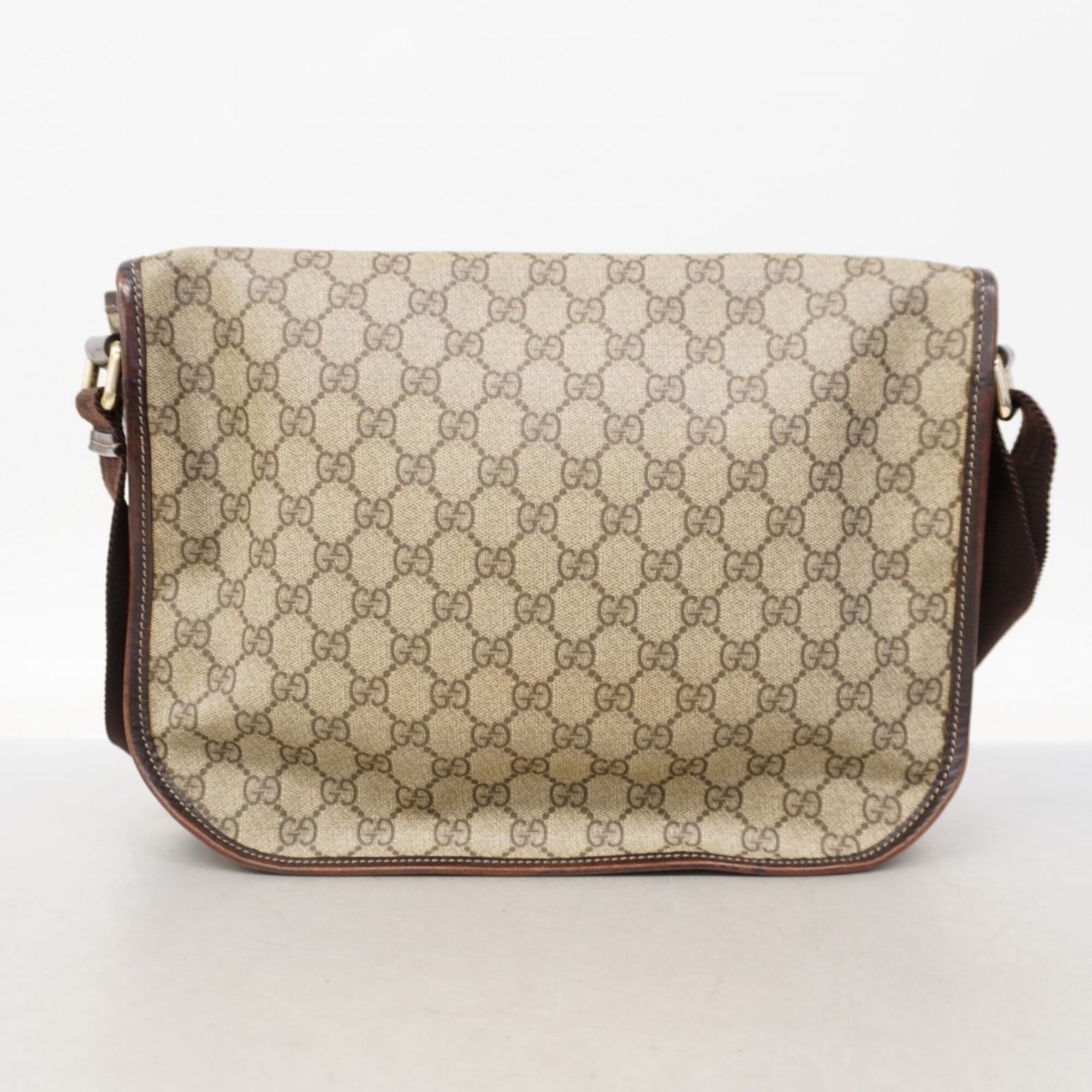 Gucci Brown Pvc Shoulder Bag (Pre-Owned)