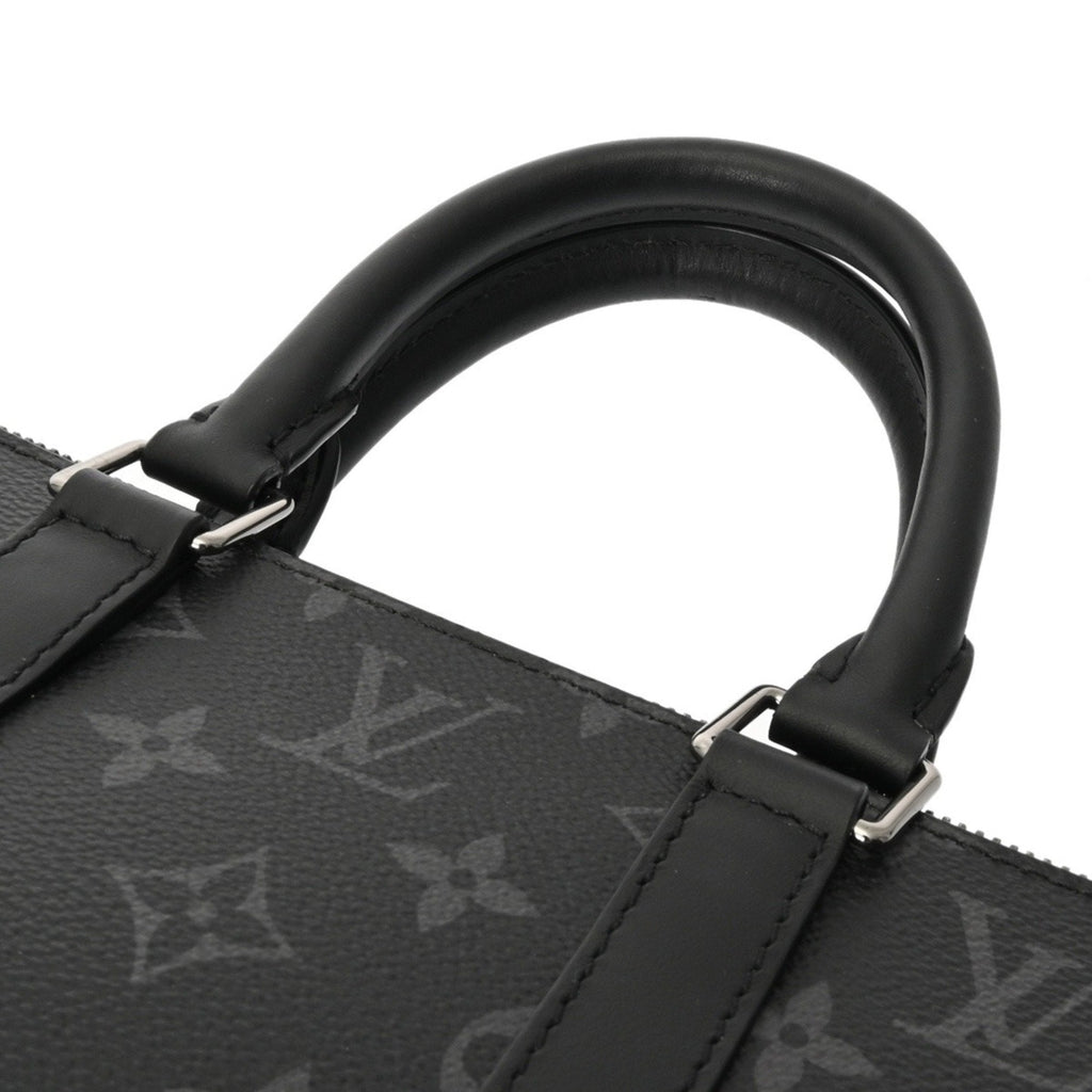 Louis Vuitton Black Gray Monogram Eclipse Canvas Handbag