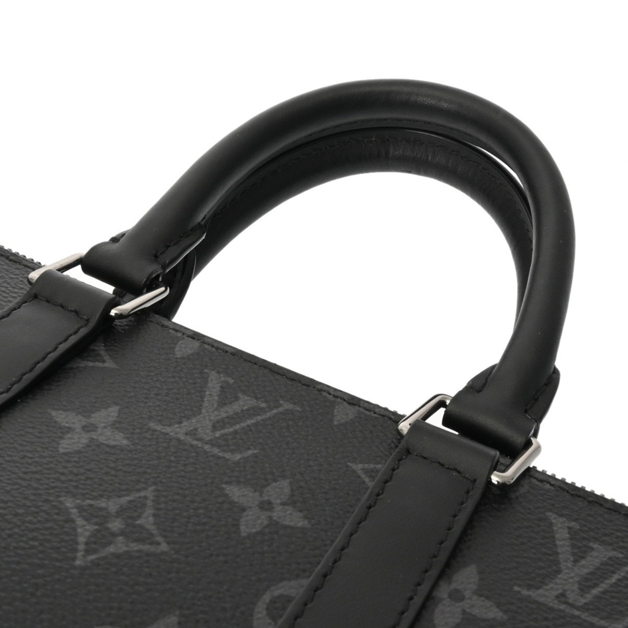 Louis Vuitton Black Gray Monogram Eclipse Canvas Handbag