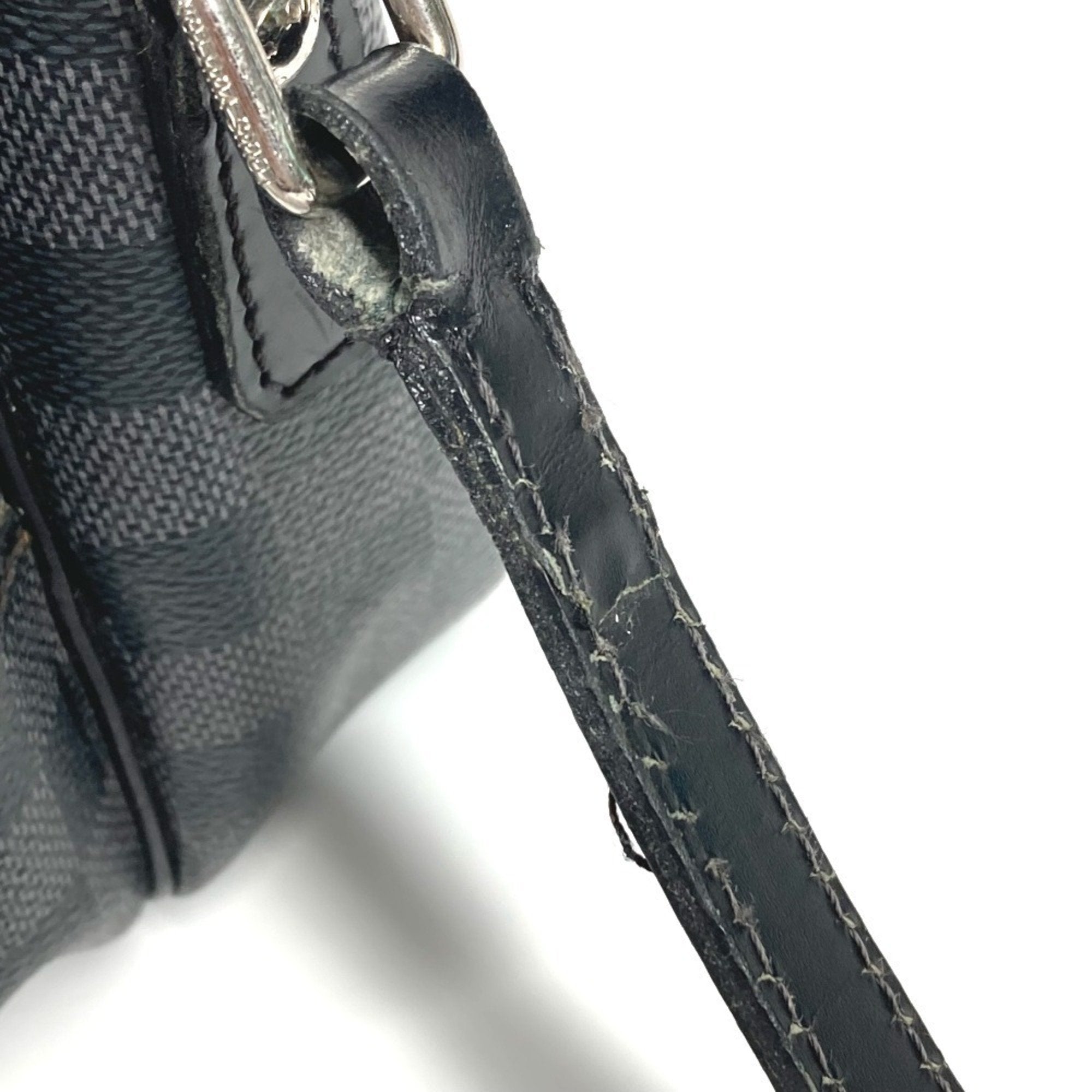 Louis Vuitton Black Damier Graphite Damier Graphite Pochette Shoulder Bag