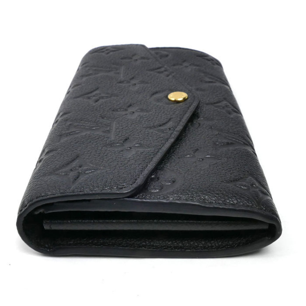 Louis Vuitton Black Monogram Empreinte Long Wallet