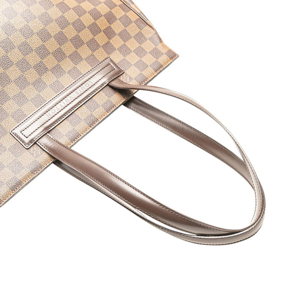 Louis Vuitton Damier Brown Pvc Leather Handbag Tote Bag