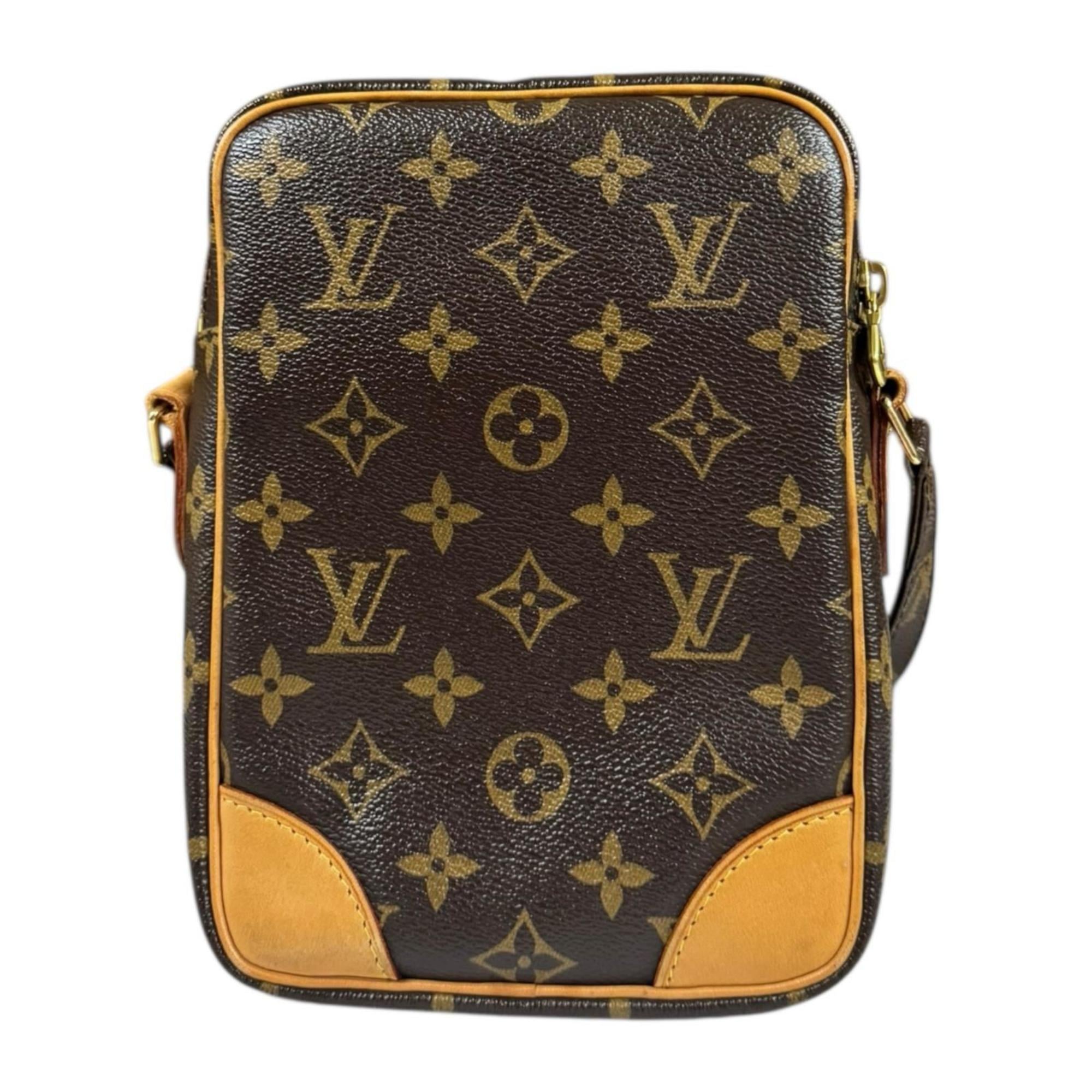 Louis Vuitton Brown Monogram Canvas Shoulder Bag
