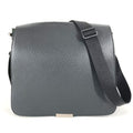 Louis Vuitton Ardoise Black Khaki Taiga Leather Nylon Leather Messenger Bag Shoulder Bag