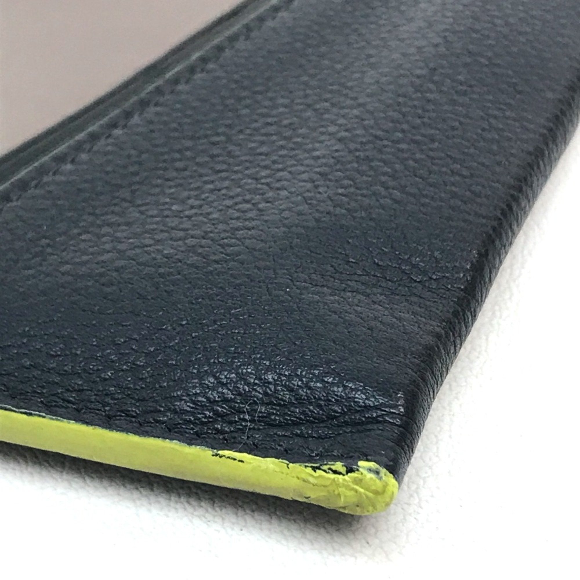 Louis Vuitton Gray Leather Clutch Bag
