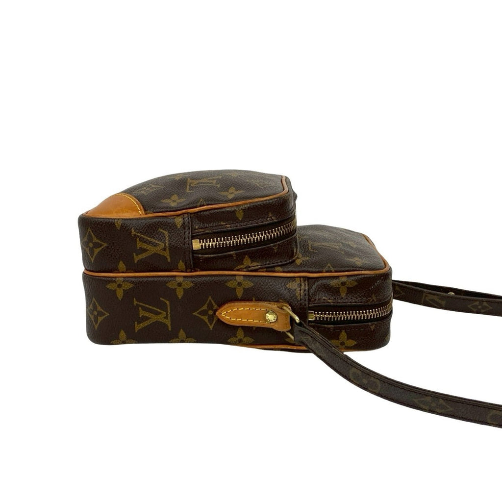 Louis Vuitton Brown Leather Pvc Pochette Shoulder Bag