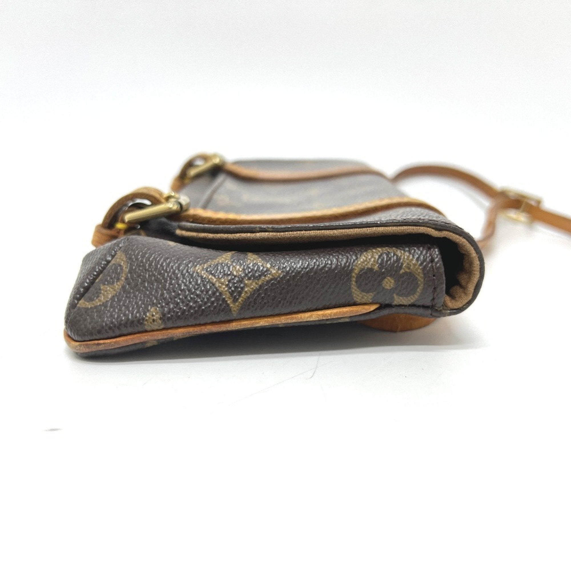 Louis Vuitton Brown Monogram Monogram Pochette Pouch Sling Bag