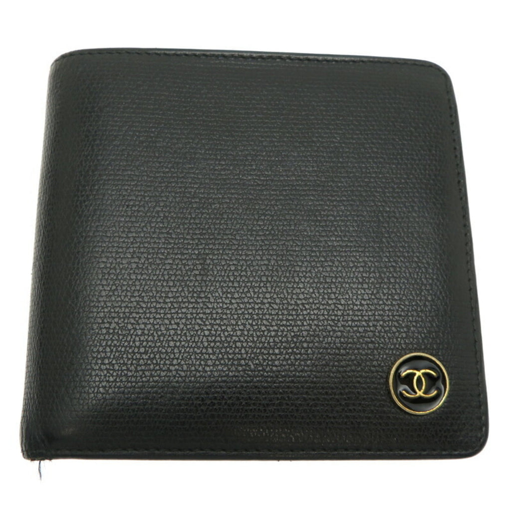 Chanel Black Leather Wallet (Bi-Fold)