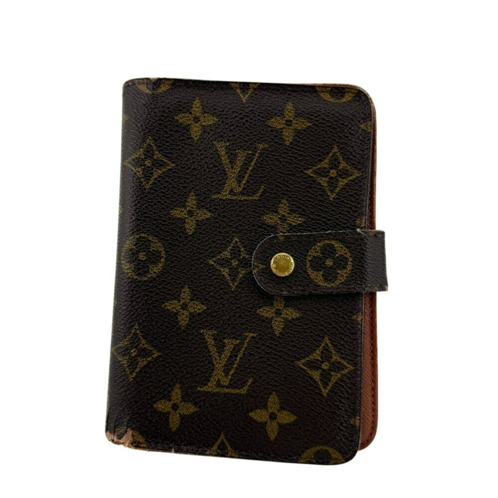 Louis Vuitton Brown Monogram Leather Wallet