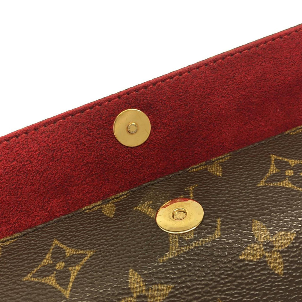 Louis Vuitton Brown Coated Canvas Handbag