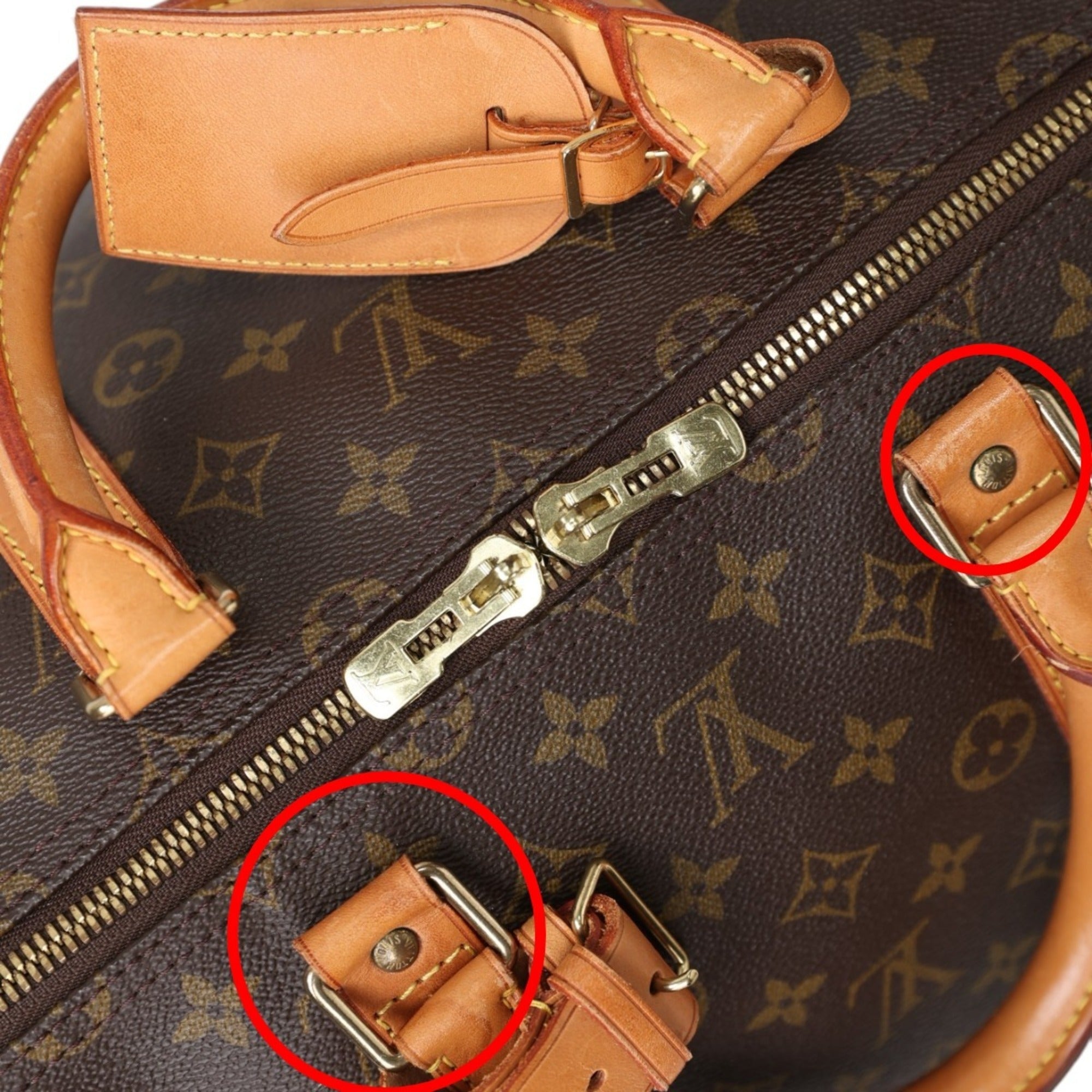 Louis Vuitton Brown Monogram Canvas Boston Bag