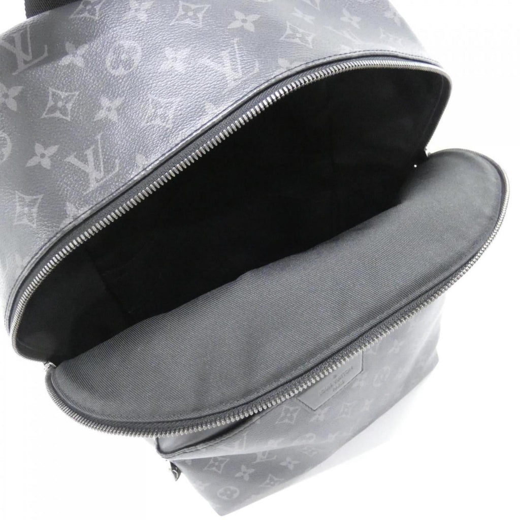 Louis Vuitton Black Coated Canvas Backpack