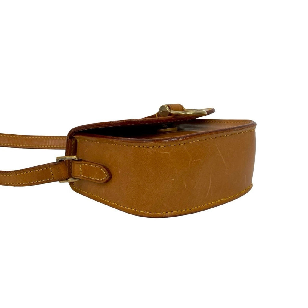 Louis Vuitton Brown Leather Pochette Shoulder Bag