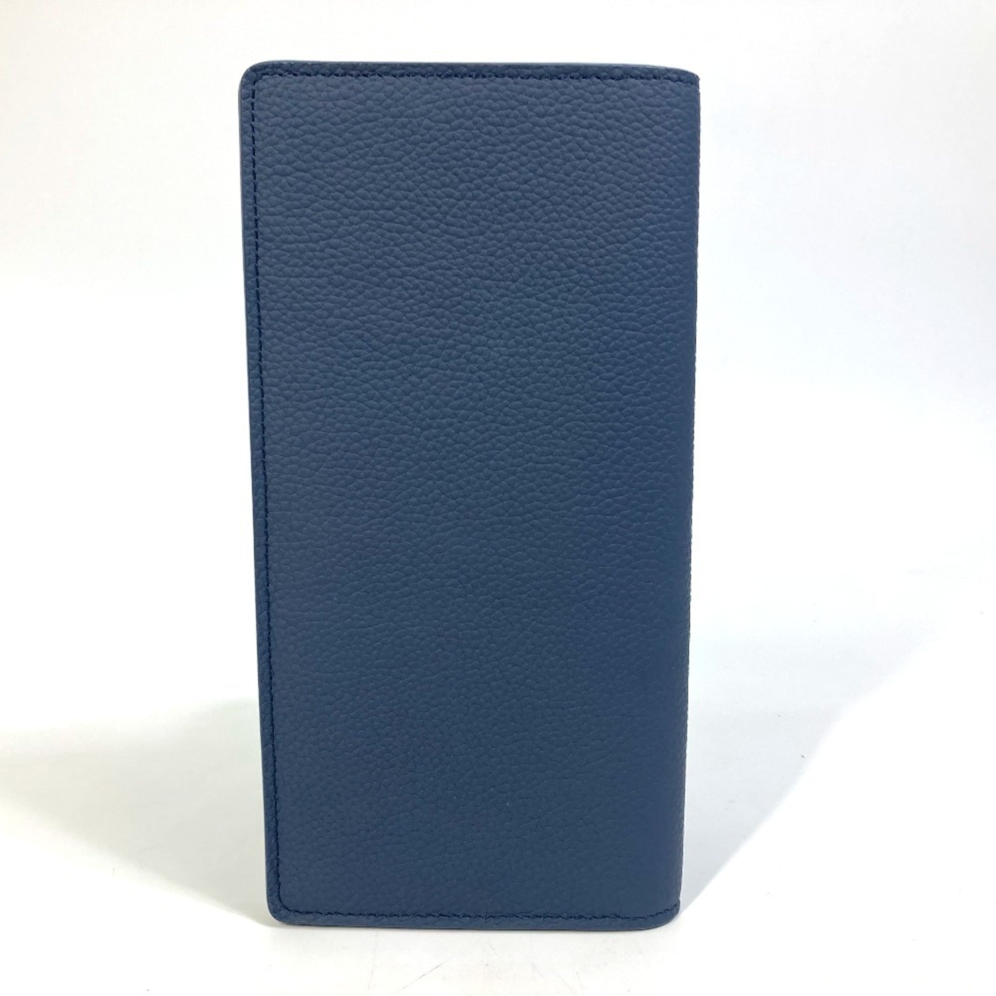 Louis Vuitton Navy Leather Long Wallet