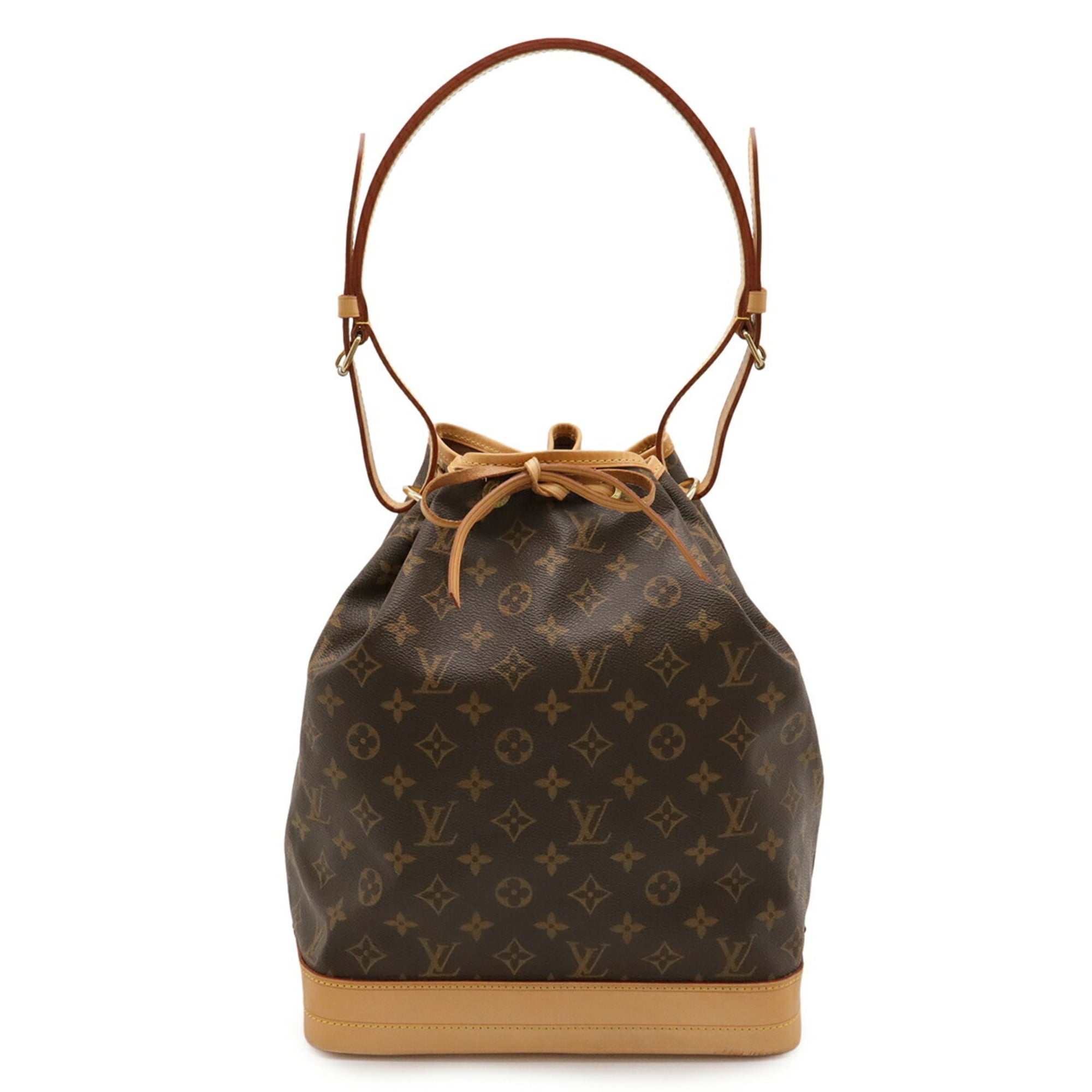 Louis Vuitton Brown Canvas Shoulder Bag