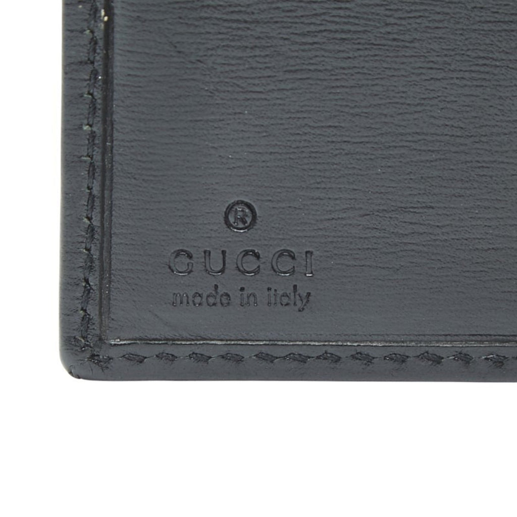 Gucci Black Leather Wallet (Bi-Fold) (Pre-Owned)