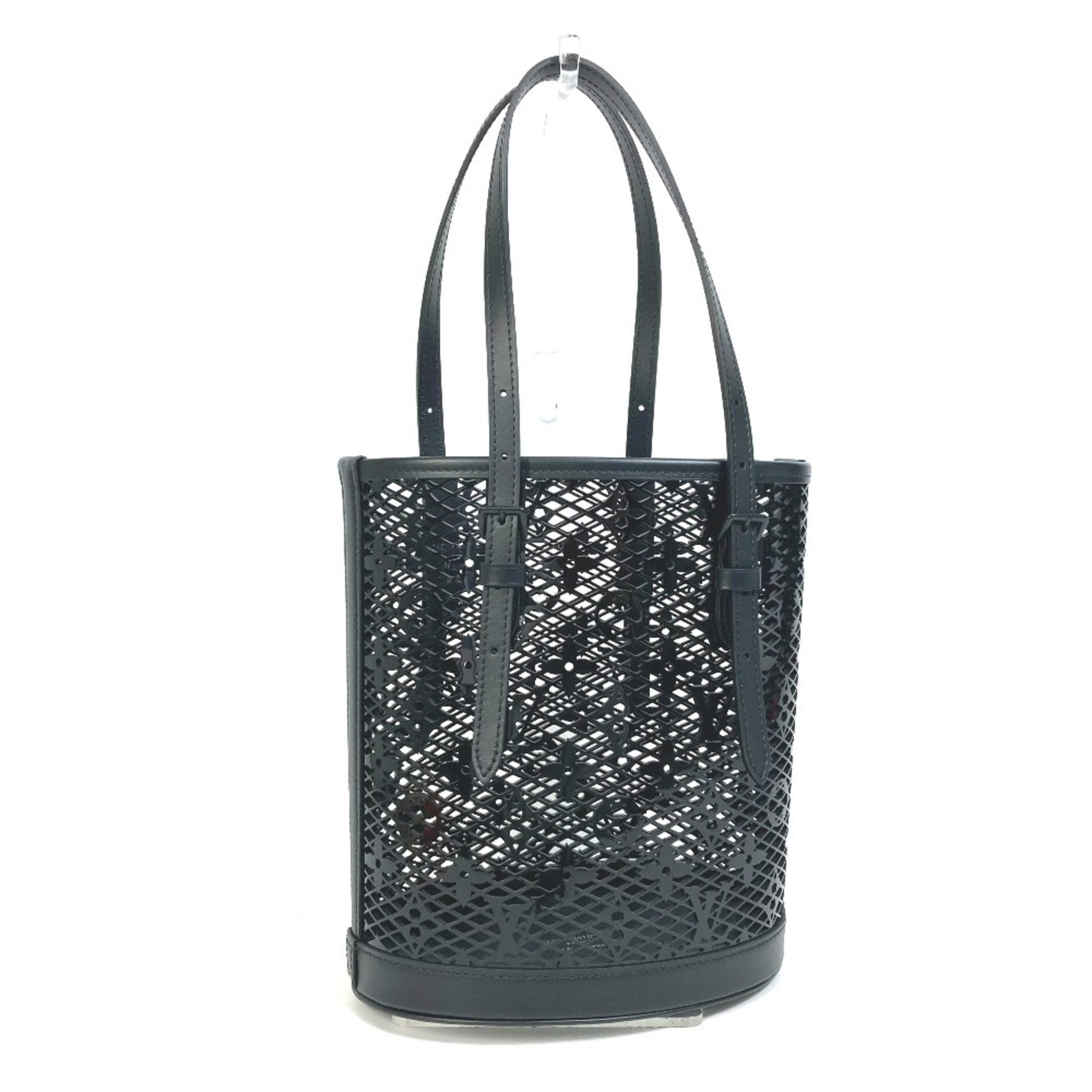 Louis Vuitton Black Noir Monogram Plastic Shoulder Bag