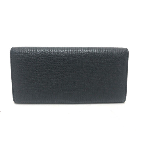 Bottega Veneta Black Leather Long Wallet (Bi-Fold)