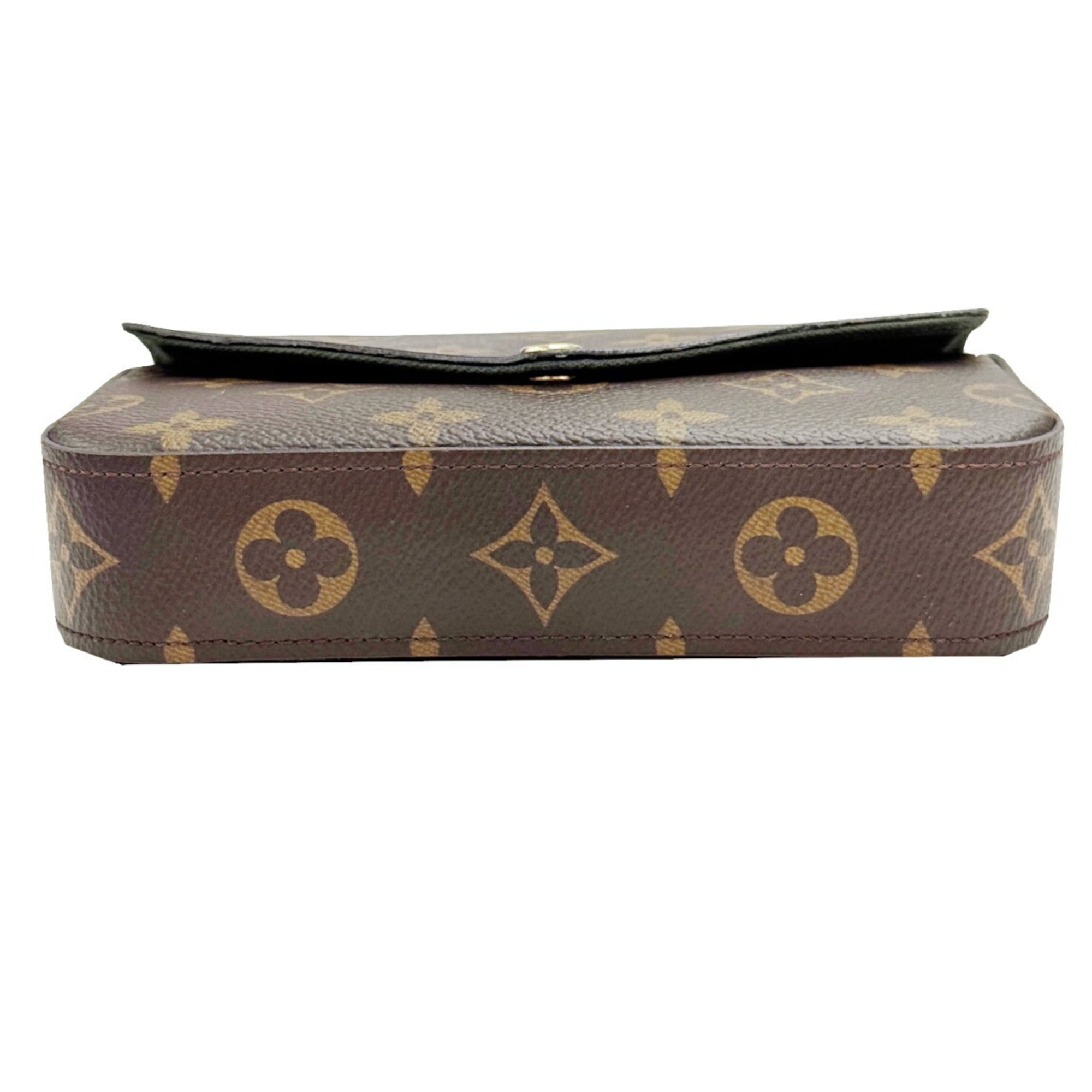 Louis Vuitton Brown Monogram Pochette Shoulder Bag