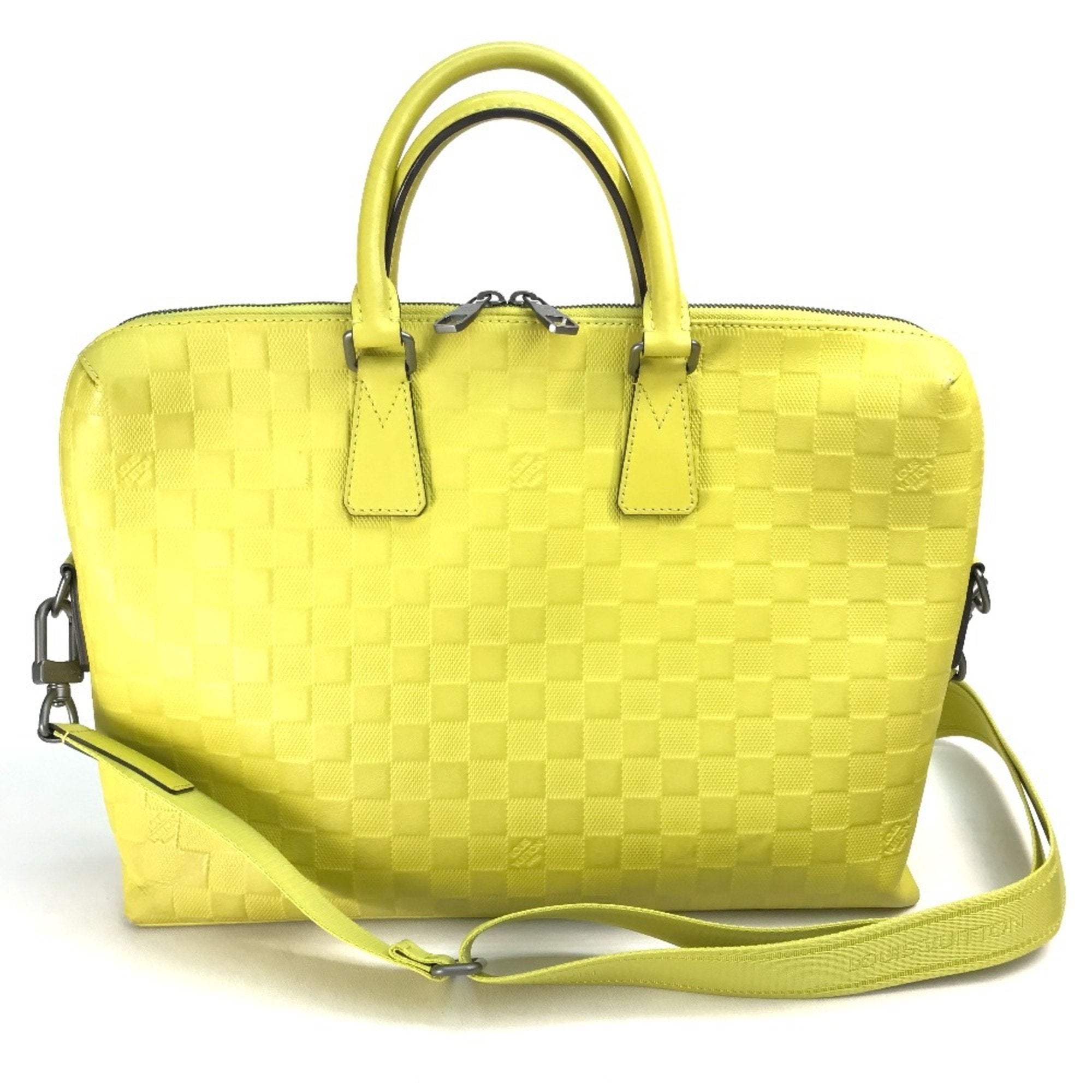 Louis Vuitton Damier Infini Vert Yellow Damier Infini Handbag Shoulder Bag