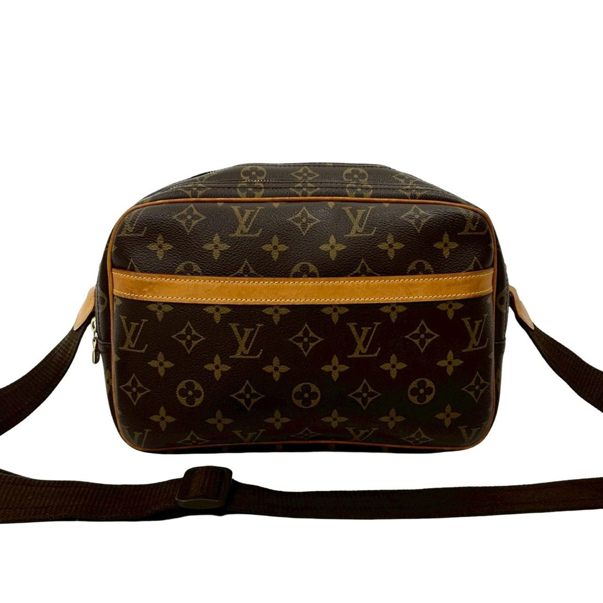 Louis Vuitton Brown Leather Pvc Pochette Shoulder Bag