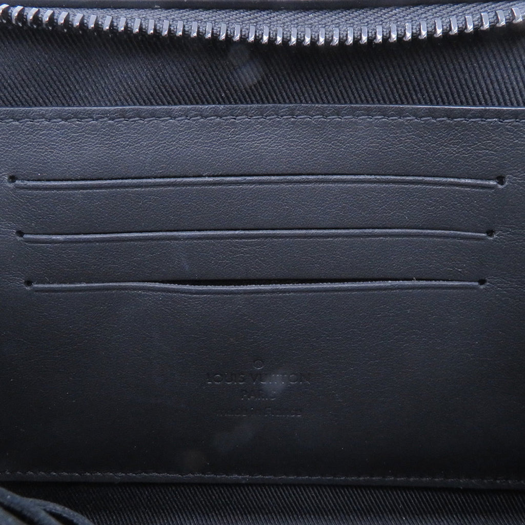 Louis Vuitton Black Noir Chain/Shoulder Wallet