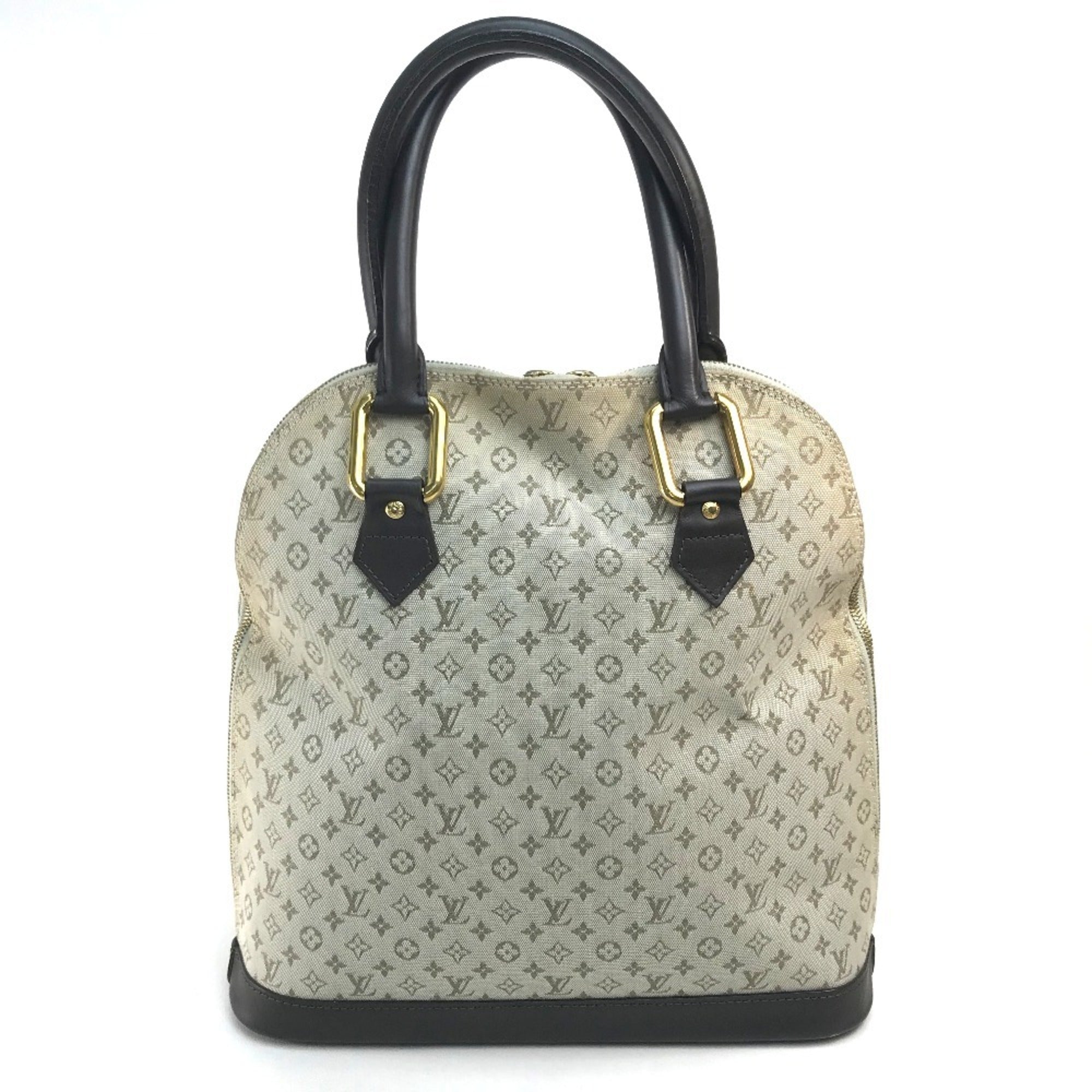 Louis Vuitton Dark Brown Khaki Monogram Handbag