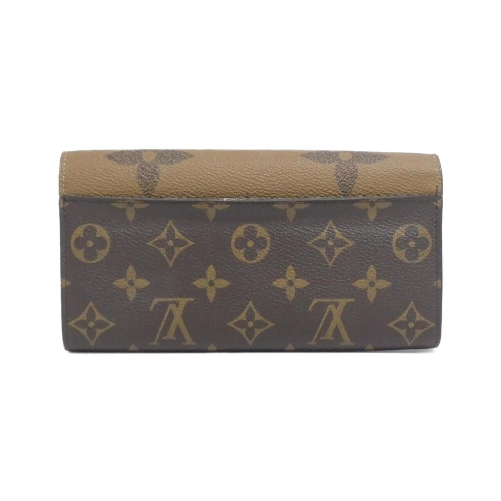 Louis Vuitton Brown Coated Canvas Long Wallet