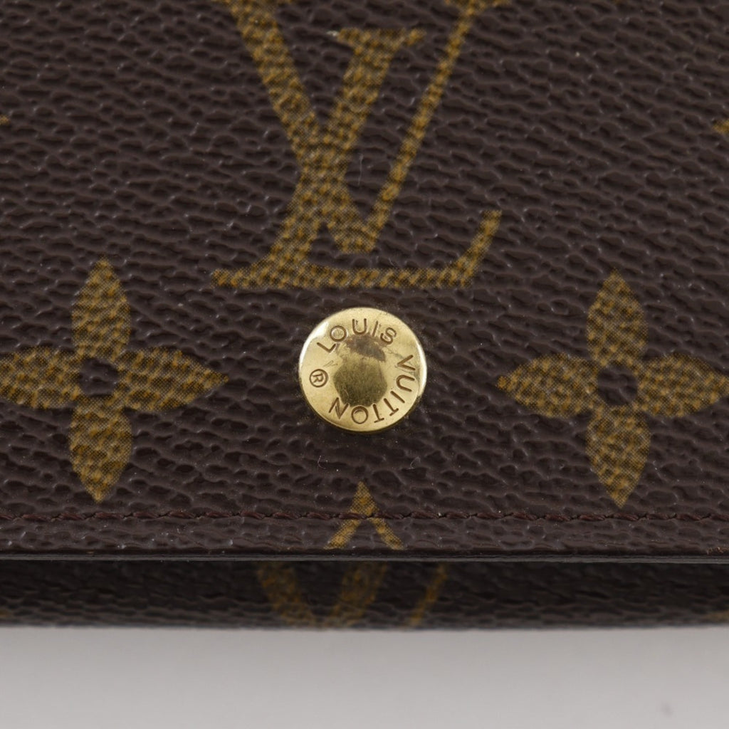 Louis Vuitton Brown Monogram Canvas Wallet
