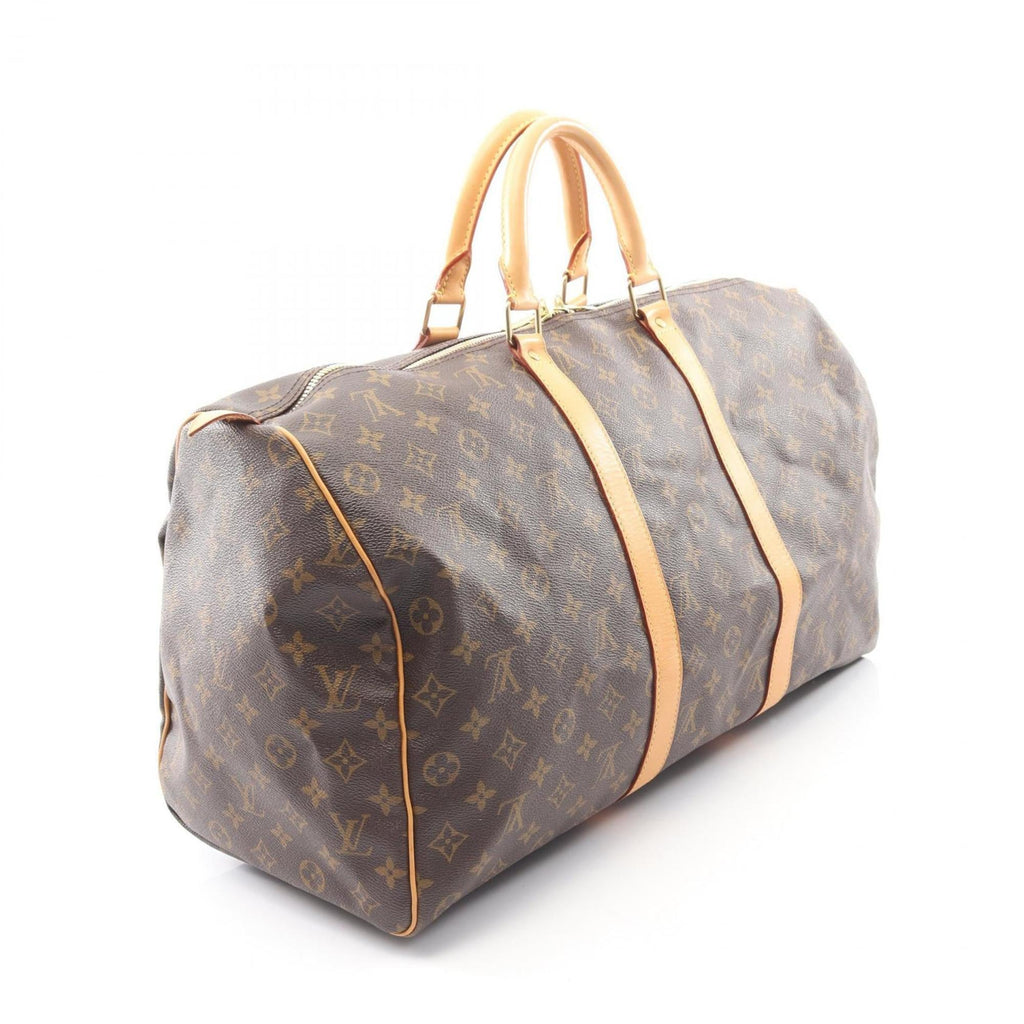 Louis Vuitton Brown Monogram Coated Canvas Boston Bag