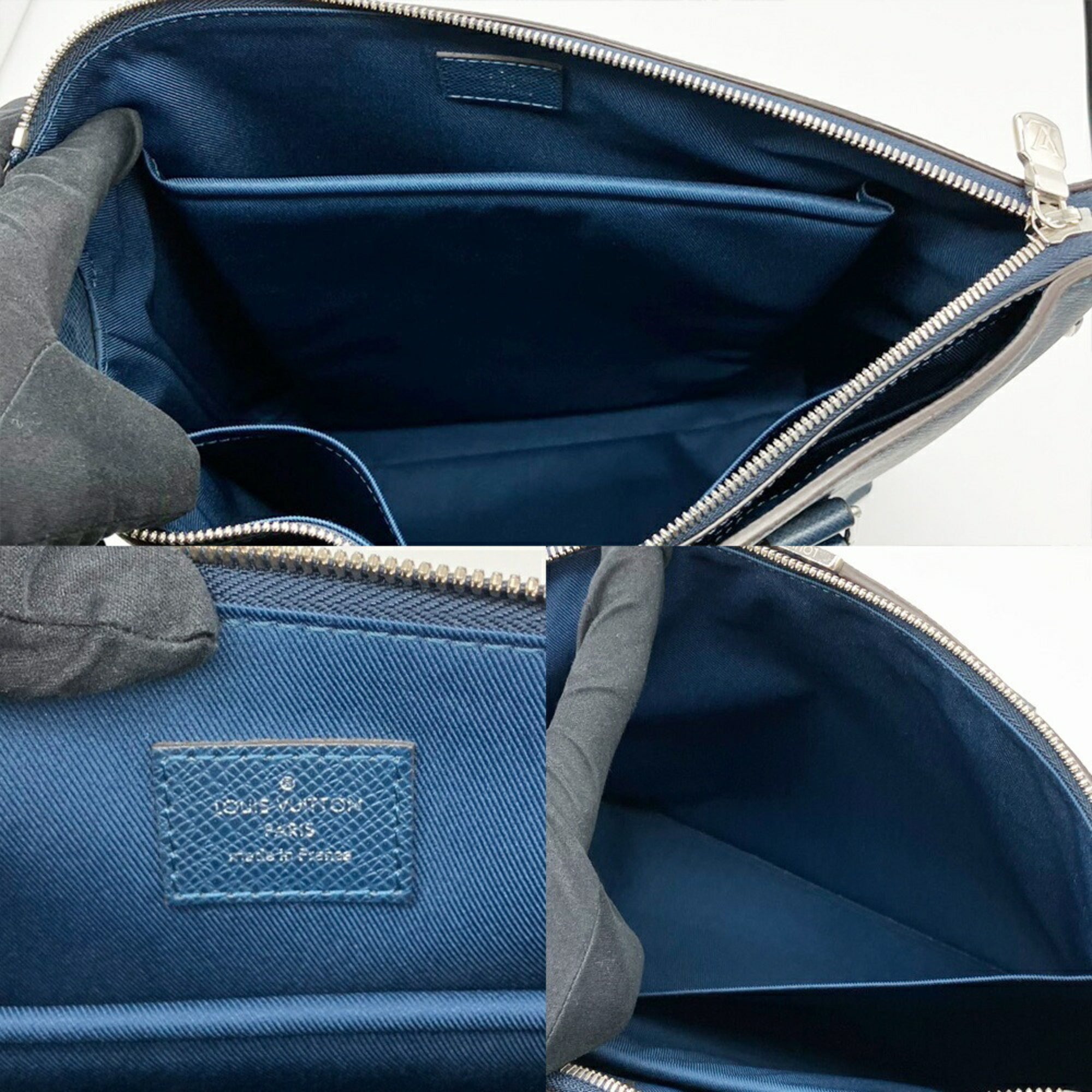Louis Vuitton Taiga Taiga Leather Handbag Tote Bag