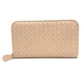 Bottega Veneta Pink Leather Long Wallet (Bi-Fold)