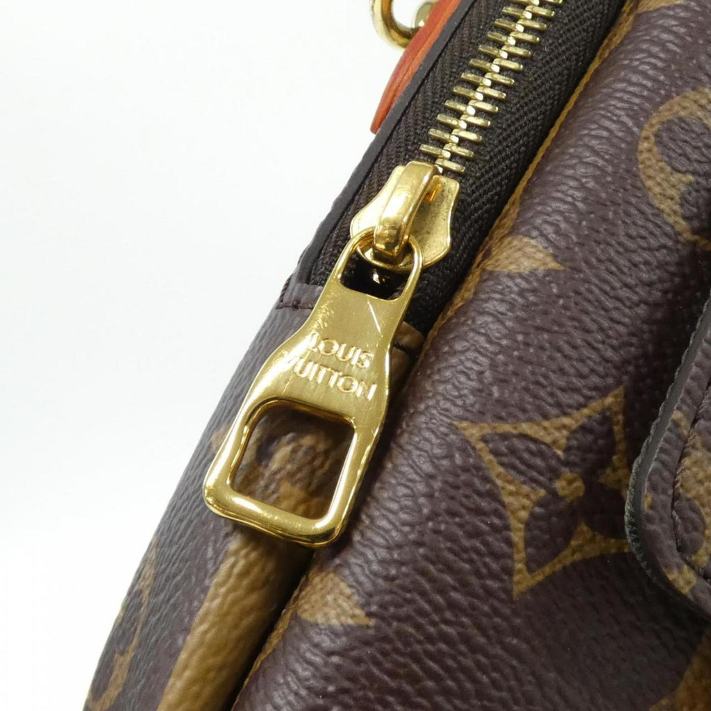 Louis Vuitton Marron Coated Canvas Handbag Pouch Shoulder Bag
