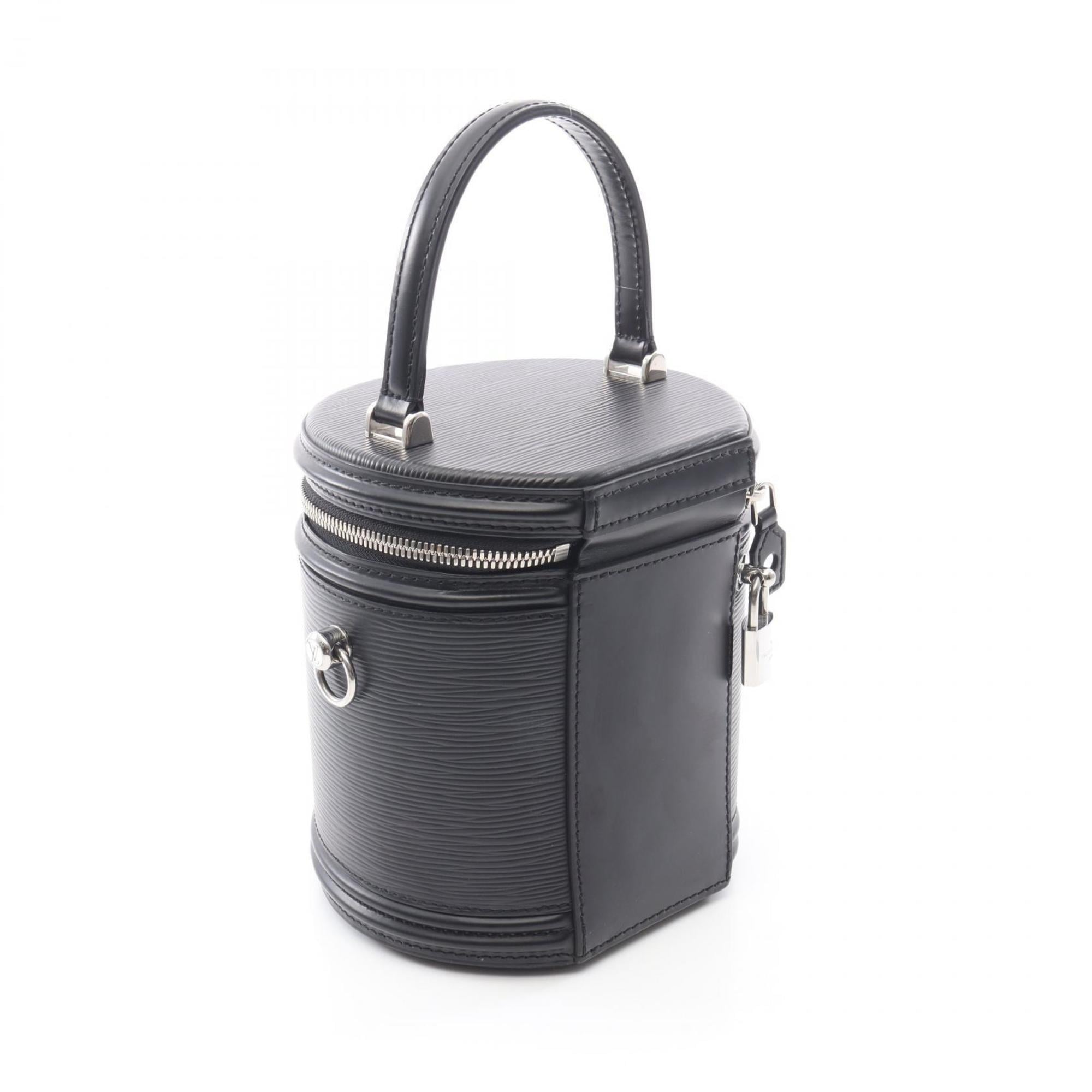 Louis Vuitton Black Noir Epi Leather Handbag