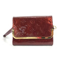 Louis Vuitton Monogram Vernis Purple Rouge Fauviste Monogram Vernis Clutch Bag Shoulder Bag