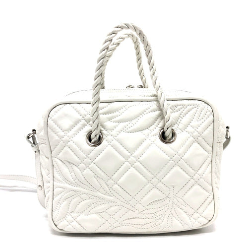 Balenciaga White Leather Hand