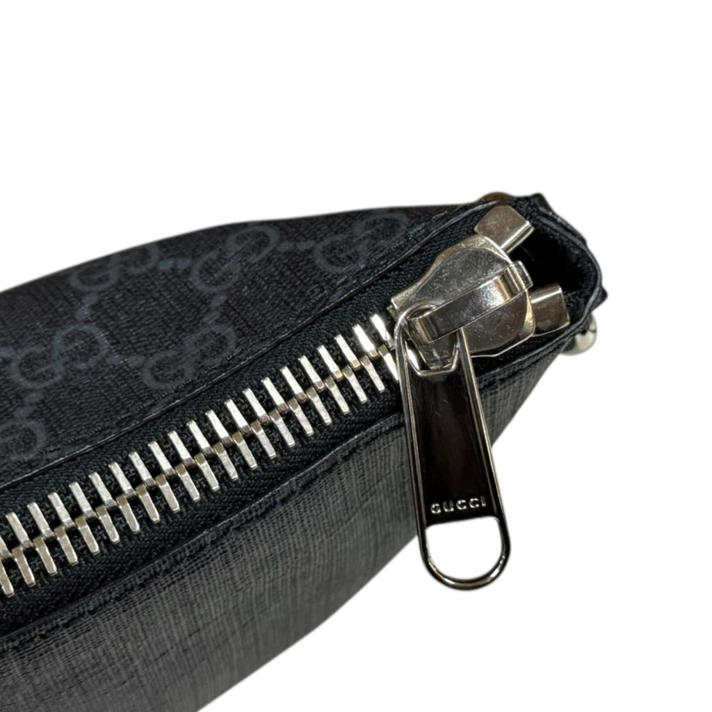 Gucci Sherry Line Black Gg Supreme Shoulder Bag (Pre-Owned)