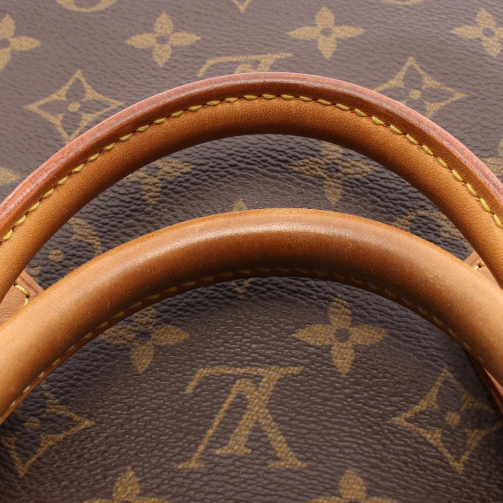 Louis Vuitton Brown Coated Canvas Leather Handbag