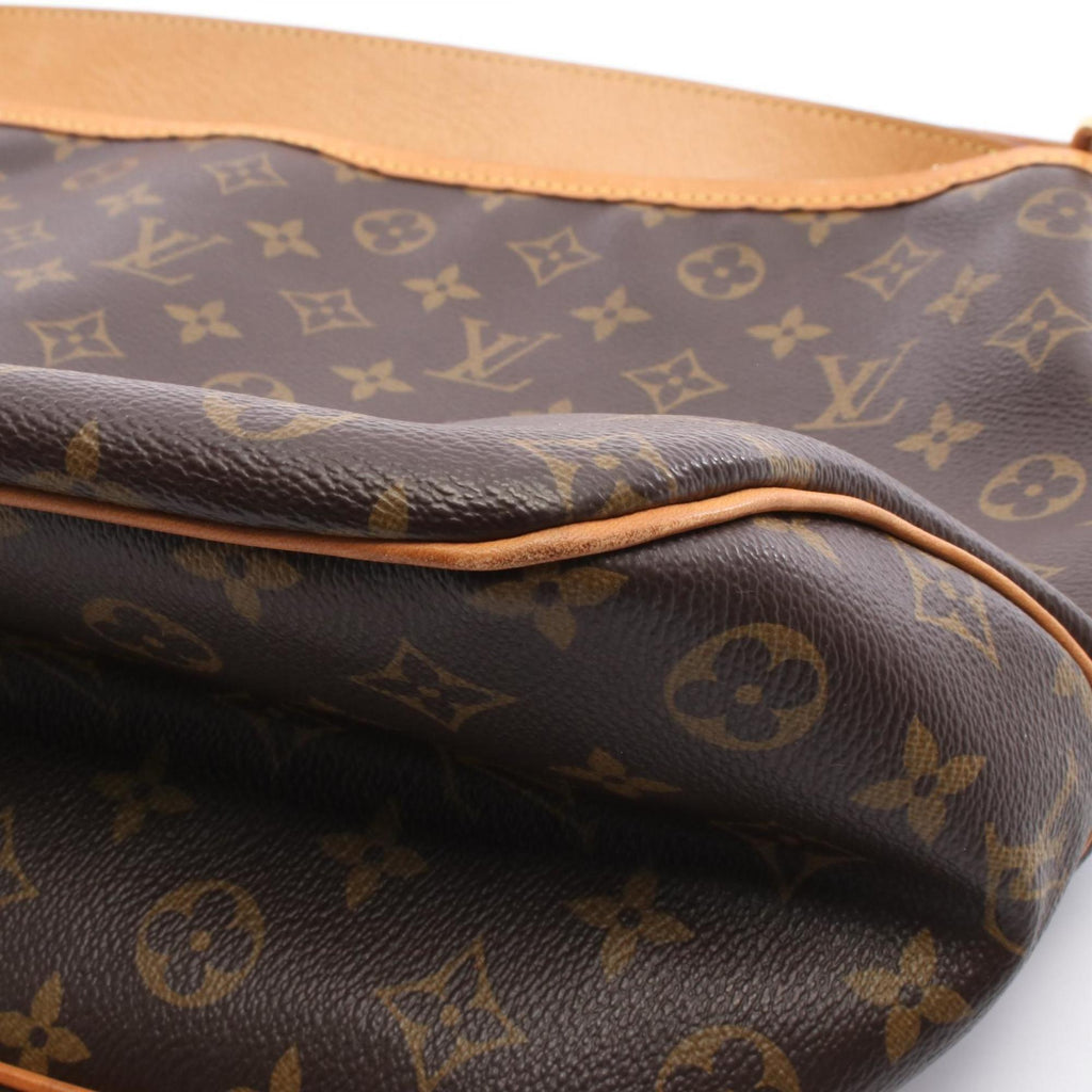 Louis Vuitton Brown Monogram Coated Canvas Leather Shoulder Bag