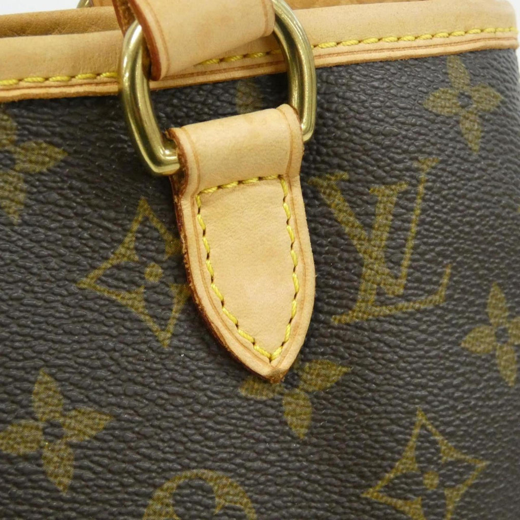 Louis Vuitton Brown Coated Canvas Handbag