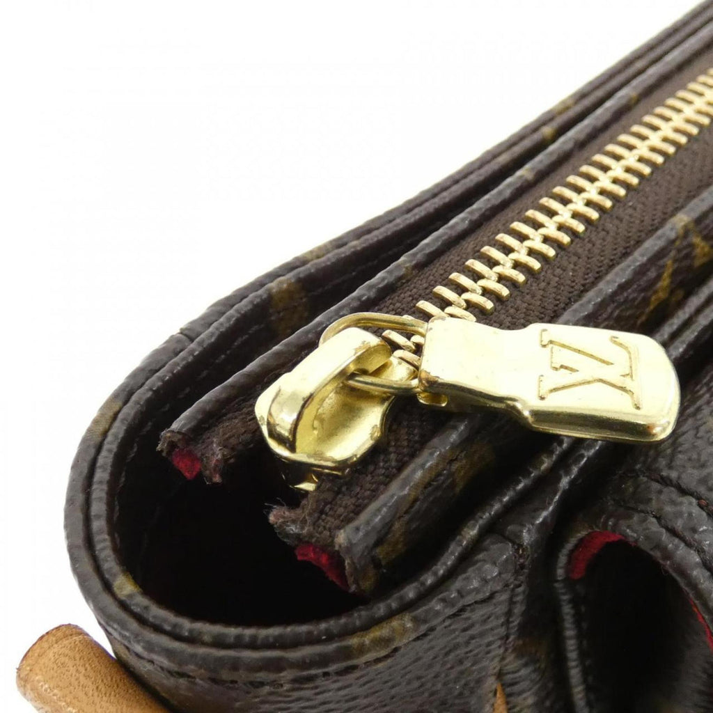 Louis Vuitton Marron Coated Canvas Shoulder Bag