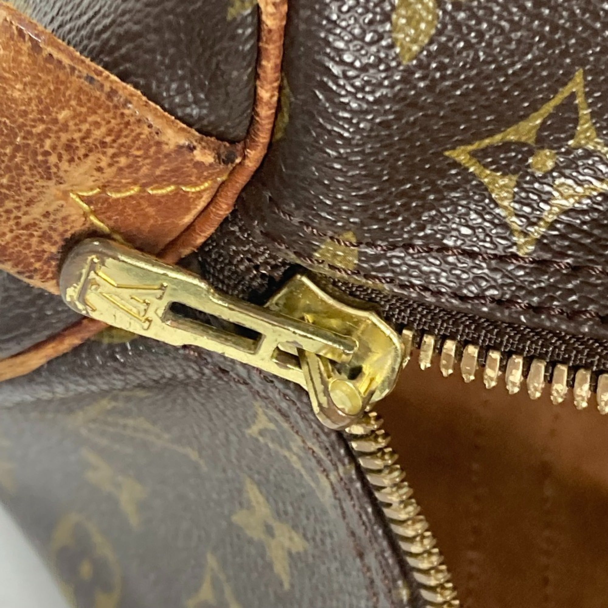 Louis Vuitton Brown Monogram Boston Bag