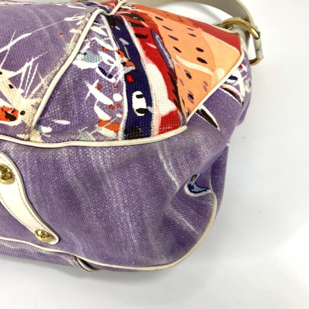 Louis Vuitton Multi-Color Leather Canvas Shoulder Bag